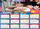 Calendário Steve Universo 2021