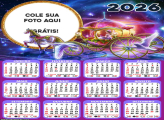 Calendário Carruagem Desenho 2026