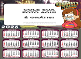 Calendário Mabel Gravity Falls 2026