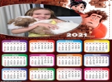 Calendário Detona Ralph 2021