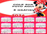 Calendário Minnie Vestido Vermelha 2026
