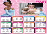 Calendário Princesa Tiana 2021