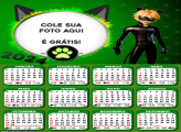 Calendário CatNoir Desenho 2024