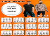 Calendário Jorge e Mateus 2023