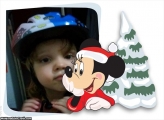 FotoMoldura Mickey Noel Natal