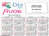 Calendário Dia dos Avós 2023