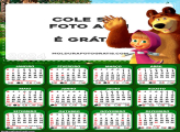 Calendário Masha e o Urso Desenho 2024