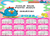 Calendário da Galinha Pintadinha Rosa 2026