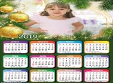 Calendário de Natal com Arranjos 2019