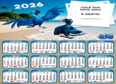 Calendário Araras Azuis Rio 2026