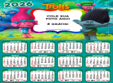 Calendário Trolls Personagens 2026