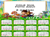 Calendário Personagens Patrulha Canina 2026