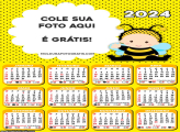 Calendário Abelhinha Baby 2024