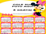 Calendário Minnie Vestido Amarelo 2026