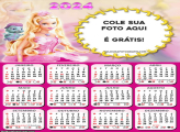 Calendário Bibble e Barbie 2024