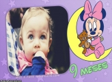 Minnie Baby 9 Meses Moldura