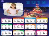 Calendário Natal Neve Iluminada 2019