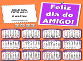 Calendário Feliz Dia do Amigo 2023