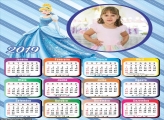 Calendário Princesa Cinderella 2019