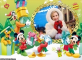Natal da Turma do Mickey Foto Moldura
