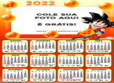 Calendário Dragon Ball 2022