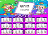 Calendário Patati Patatá Infantil 2026