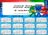 Calendário PJ Masks Infantil 2024