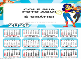 Calendário DC Super Hero Girls 2026