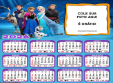 Calendário Frozen Personagens 2026