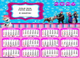 Calendário Frozen O Reino do Gelo 2026