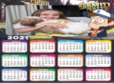 Calendário Dipper Gravity Falls 2021