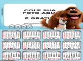 Calendário Pets A Vida Secreta dos Pets 2026