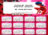 Calendário Ladybug Desenho 2024