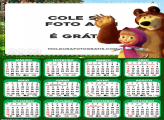 Calendário Masha e o Urso Desenho 2023