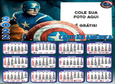 Calendário Capitão América 2022