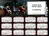 Calendário Avengers Os Vingadores 2026