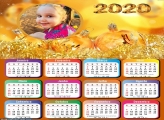 Calendário Dourado Final de Ano 2020