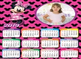 Calendário Minnie Mouse 2019