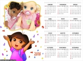 Calendário Dorinha 2018