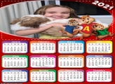 Calendário Alvin e os Esquilos 2021