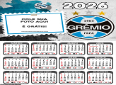 Calendário Time de Futebol Grêmio 2026