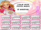 Calendário Barbie Boneca 2022