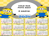 Calendário Minions Desenho 2024