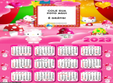 Calendário Hello Kitty Fantasia 2023