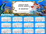 Calendário Ariel Fundo do Mar 2026