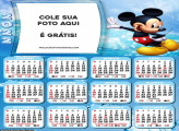 Calendário do Mickey Mouse 2022