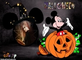 Colagem de Foto Halloween Mickey