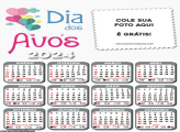 Calendário Dia dos Avós 2024